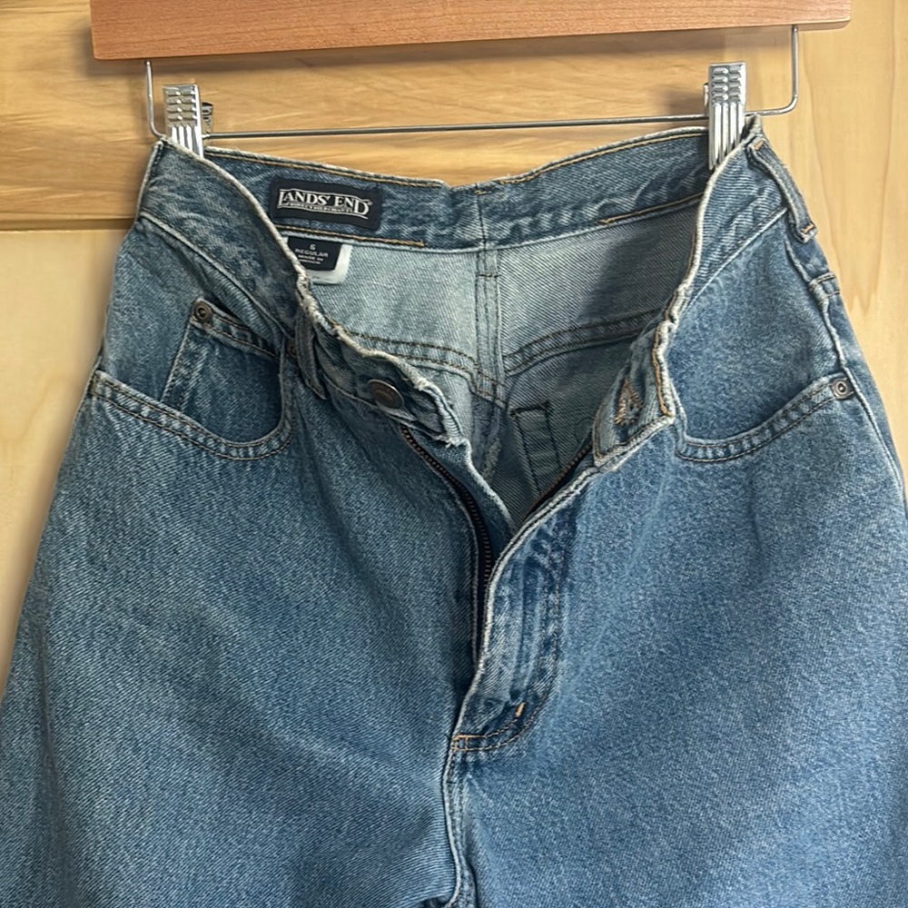 Lands' End Blue Denim Jeans